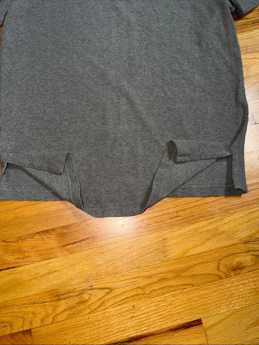Classic Polo by Ralph Lauren Long Sleeve Polo Shirt - Gray